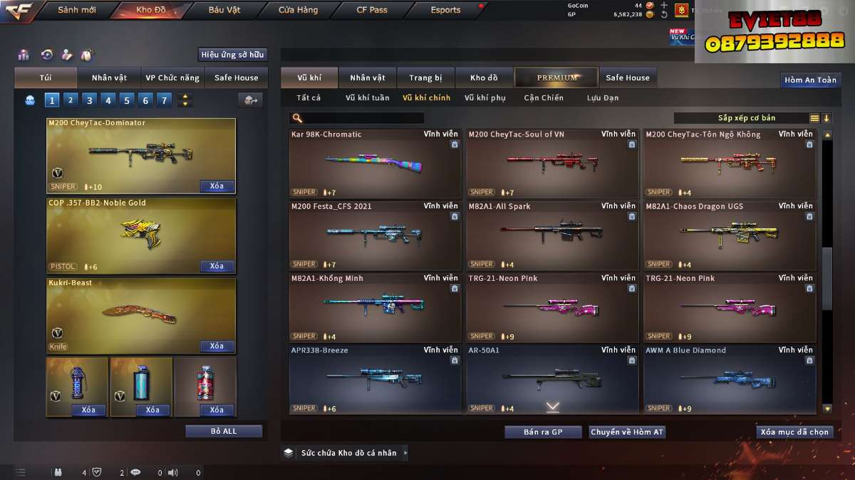 shop acc cf uy tin gia re